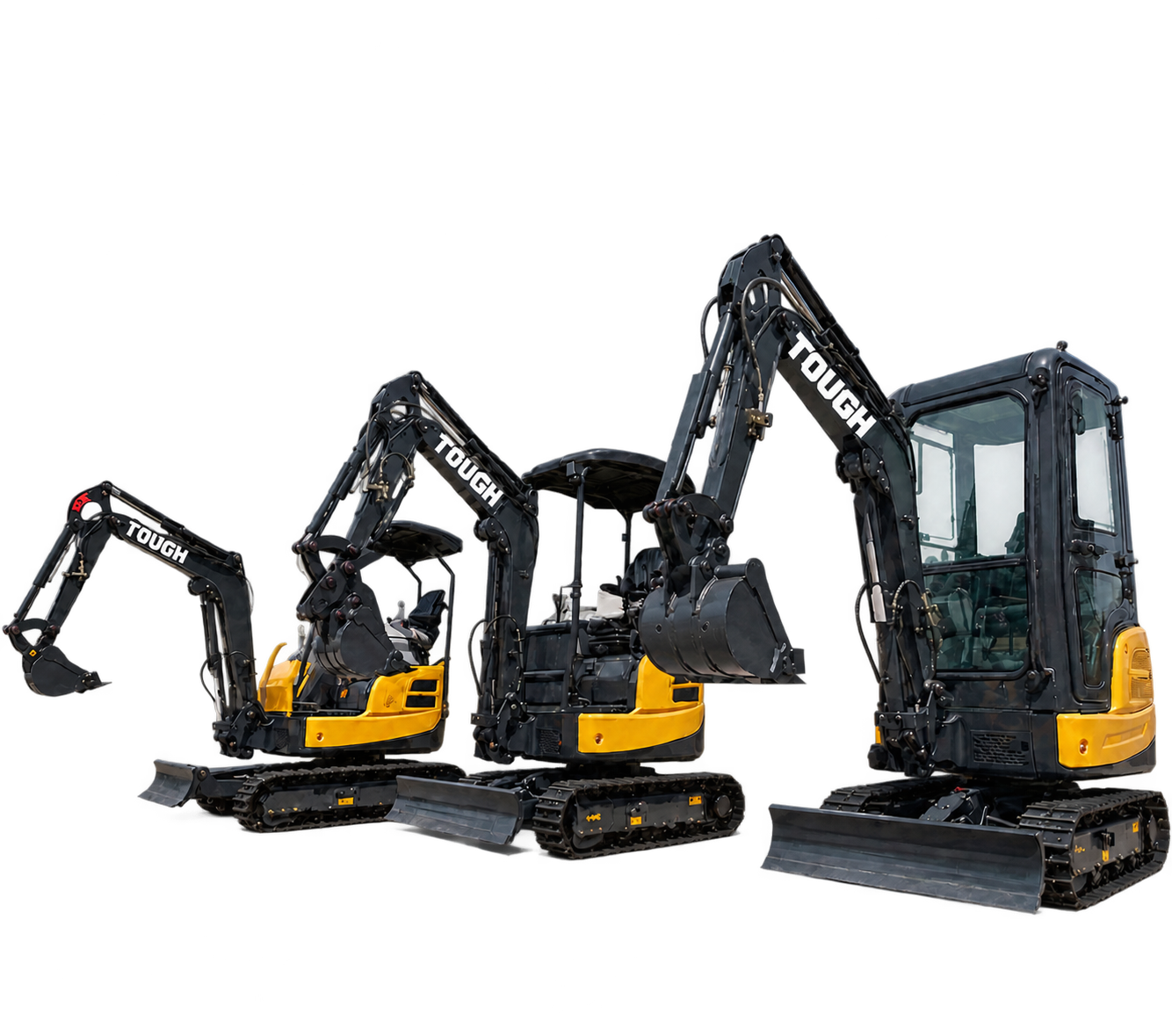 ME18C, ME18U and ME19U compact crawler excavators